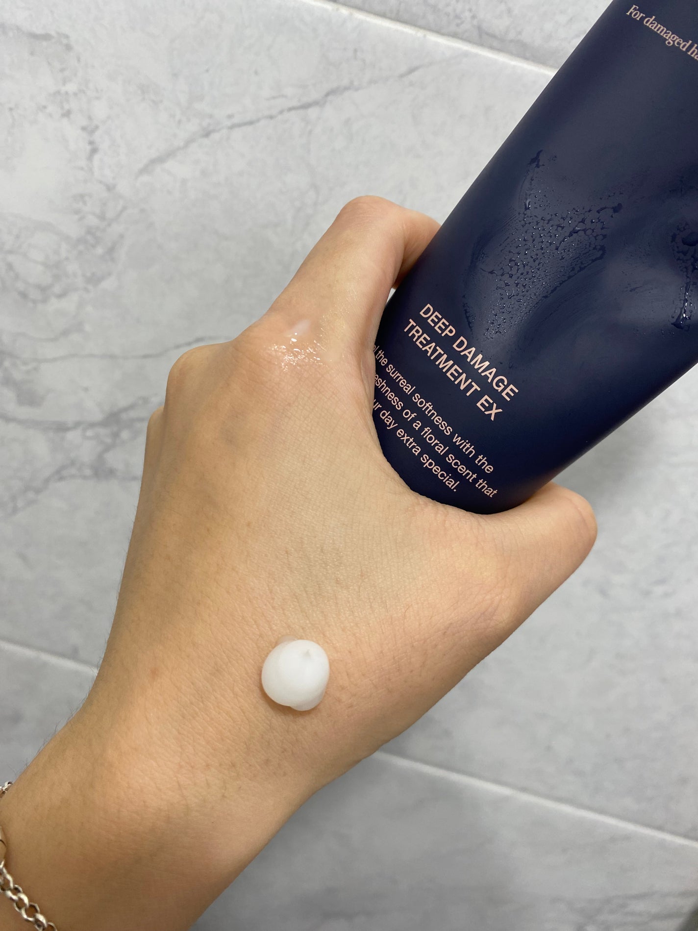 ディープダメージトリートメントEX/UNOVE/洗い流すヘアトリートメントを使ったクチコミ(3枚目)