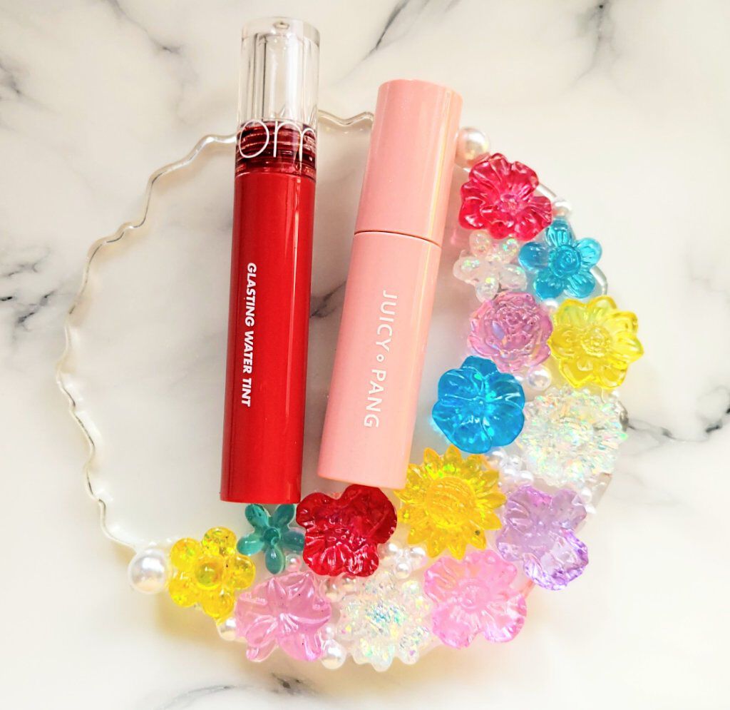 グラスティングウォーターティント/rom&nd/リップティントを使ったクチコミ（3枚目）