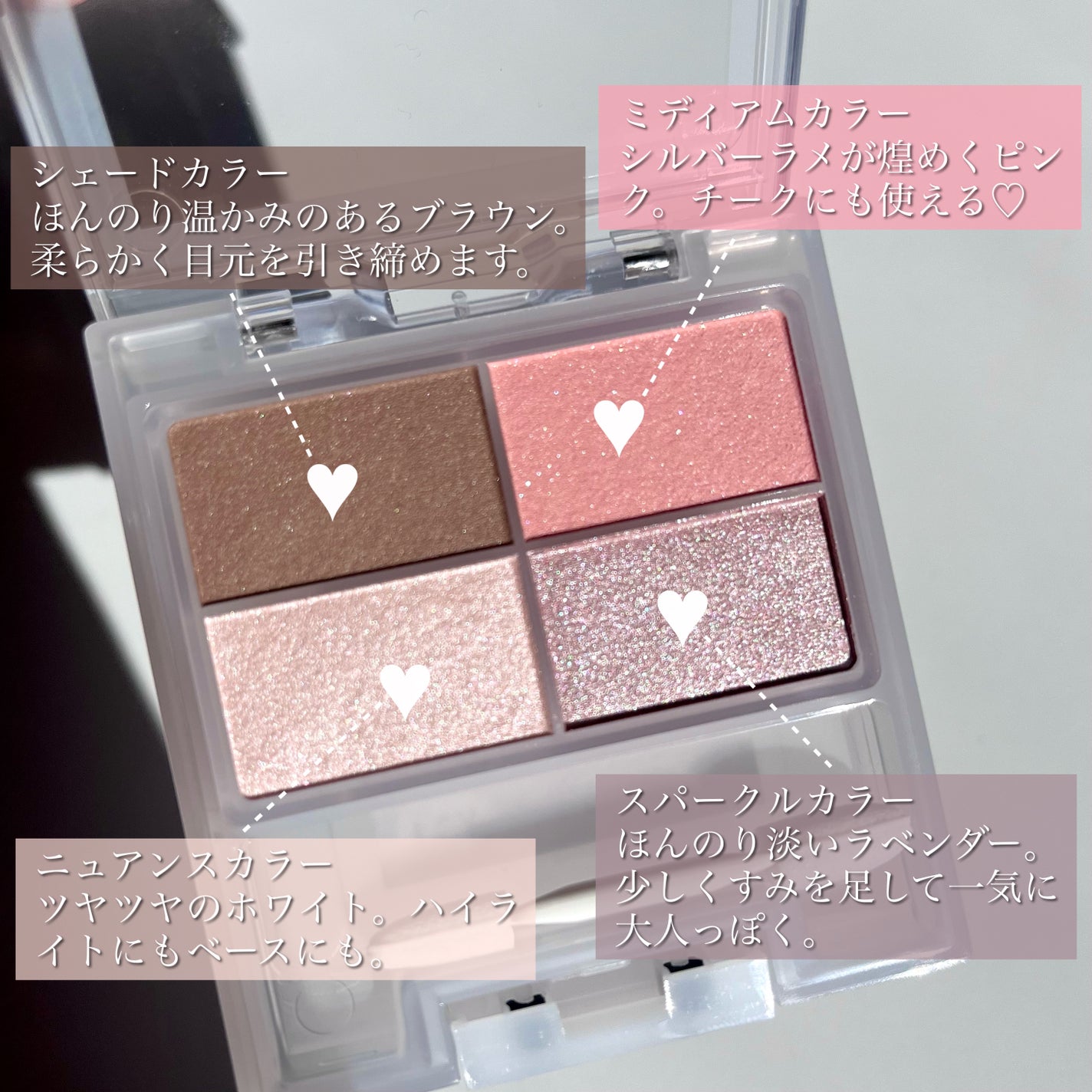 フェイスカラーパレット/チャコット・コスメティクス/アイシャドウパレットを使ったクチコミ(3枚目)