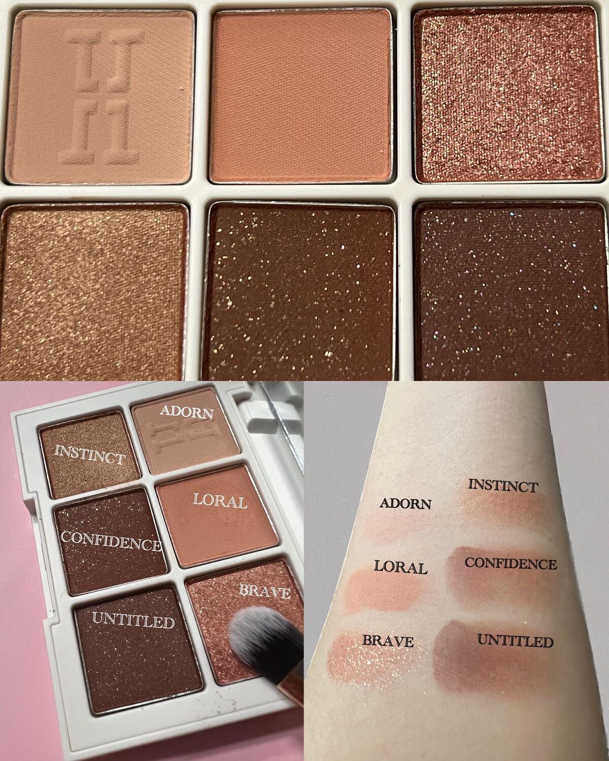 デイリームードアイシャドウパレット/MAD PEACH/アイシャドウパレットを使ったクチコミ(3枚目)