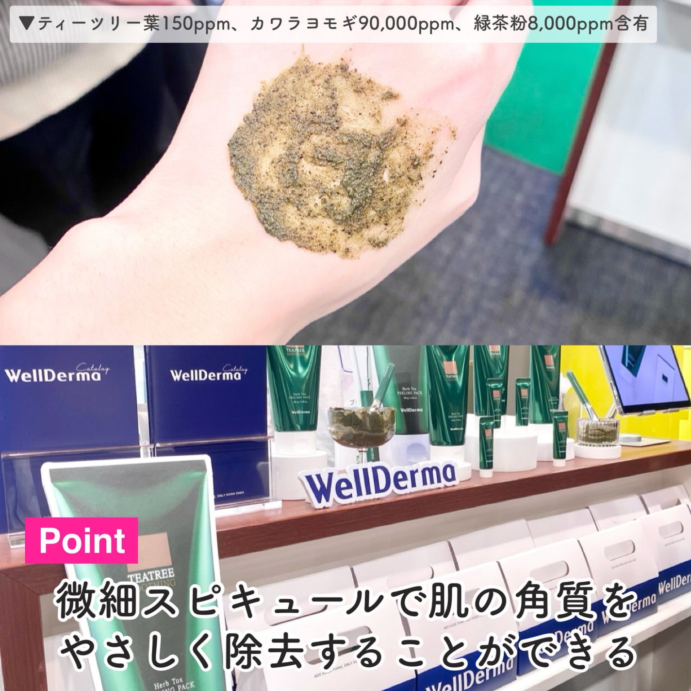 ティーツリーハーブピーリングパック/WellDerma/洗い流すパック・マスクを使ったクチコミ(4枚目)