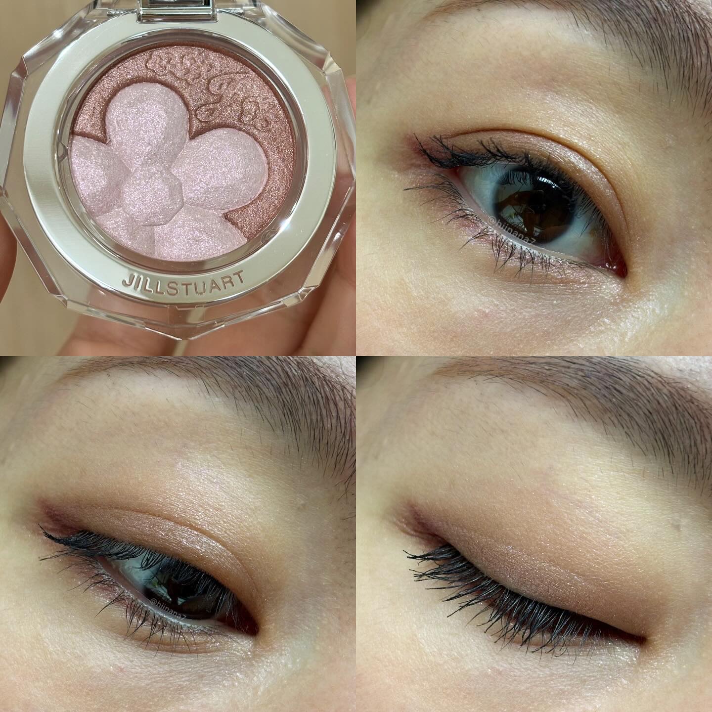 ジルスチュアート クリスタルブルーム ペタルクチュールアイズ デュオ 09 beloved charm petals/JILL STUART/アイシャドウパレットを使ったクチコミ（3枚目）