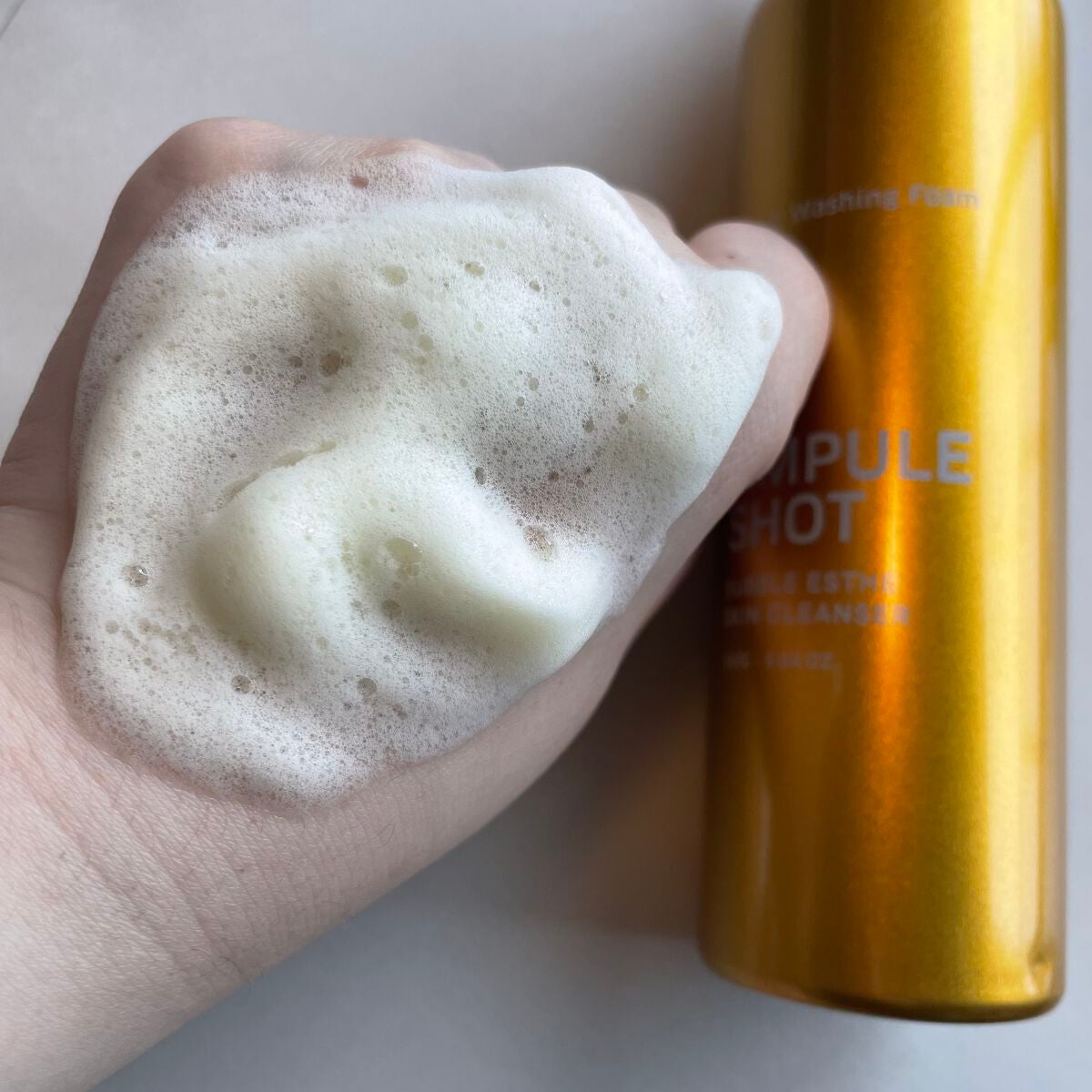 バブルエステ 炭酸洗顔フォーム/AMPULE SHOT/泡洗顔を使ったクチコミ(2枚目)