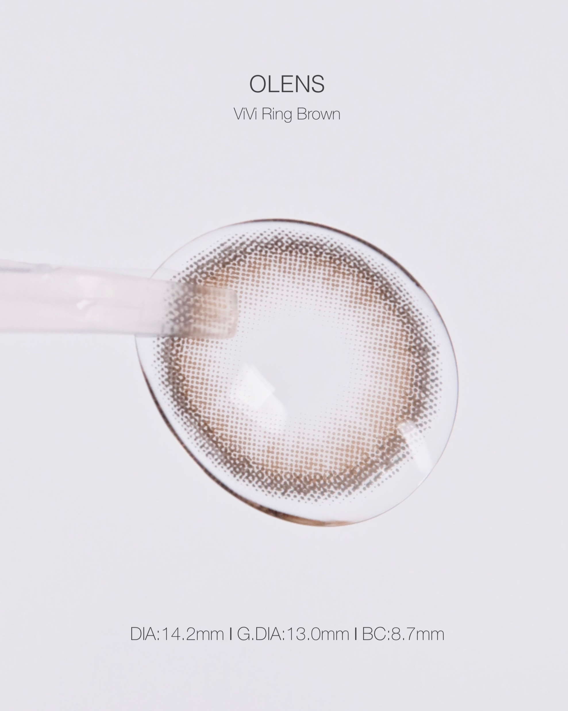 ViVi Ring 1day ブラウン/OLENS/ワンデー（１DAY）カラコンを使ったクチコミ（3枚目）