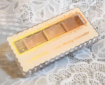 カラーミキシングコンシーラー/キャンメイク/パレットコンシーラーを使ったクチコミ(1枚目)