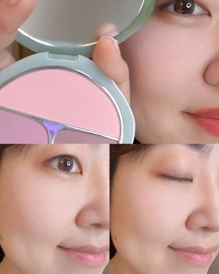 TIMAGE 3色チークパレット/TIMAGE/パウダーチークを使ったクチコミ(5枚目)