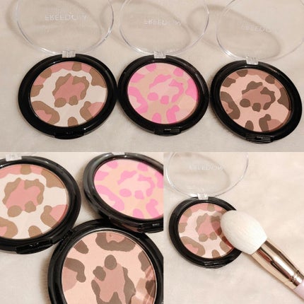 ピンクフェイスパレット/クレアーズ/プレストパウダーを使ったクチコミ(3枚目)