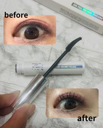 エアフィールボリュームフィクサーカラー/S2ND/マスカラを使ったクチコミ(5枚目)