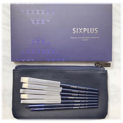 SIXPLUS ホワイトパール アイメイクブラシ 7本セット/SIXPLUS/メイクブラシを使ったクチコミ(4枚目)