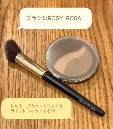 コントアメイクアップブラシ /ロージーローザ/メイクブラシを使ったクチコミ(2枚目)