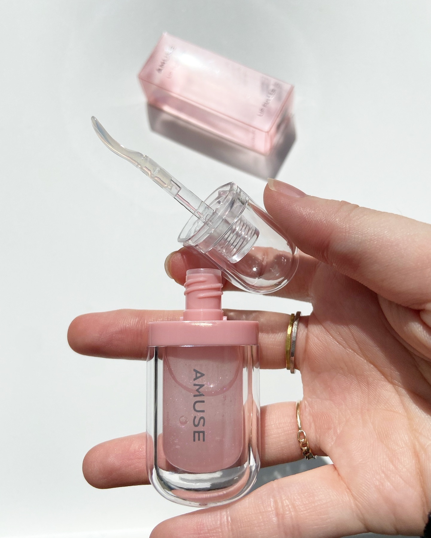 リップフラー(リッププランパー)/AMUSE/リッププランパーを使ったクチコミ（3枚目）