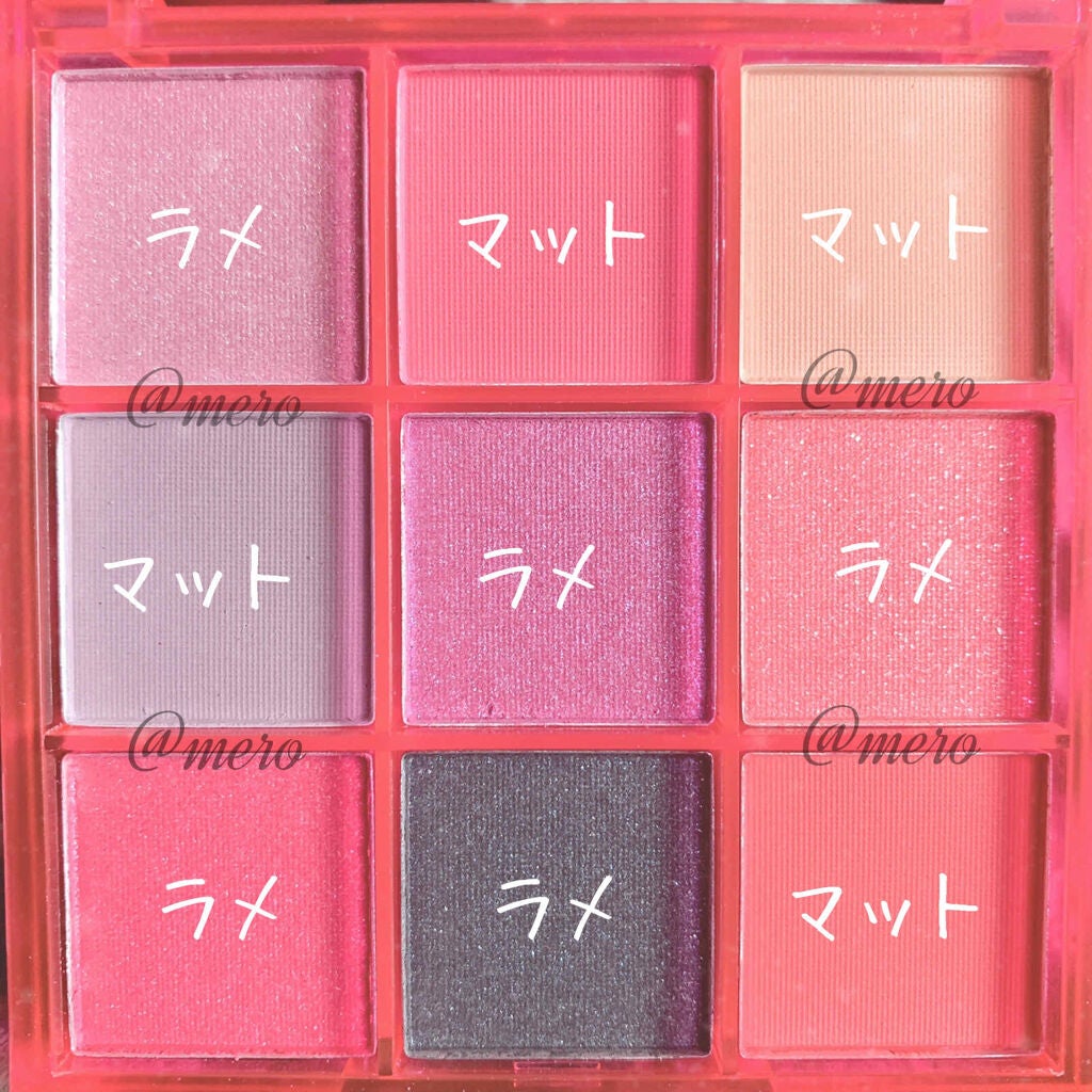 UR GLAM BLOOMING EYE COLOR PALETTE/U R GLAM/アイシャドウパレットを使ったクチコミ(2枚目)