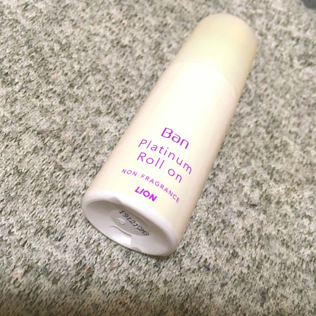 Ban 汗ブロック　プラチナロールオン　無香性/Ban/デオドラント・制汗剤を使ったクチコミ（1枚目）