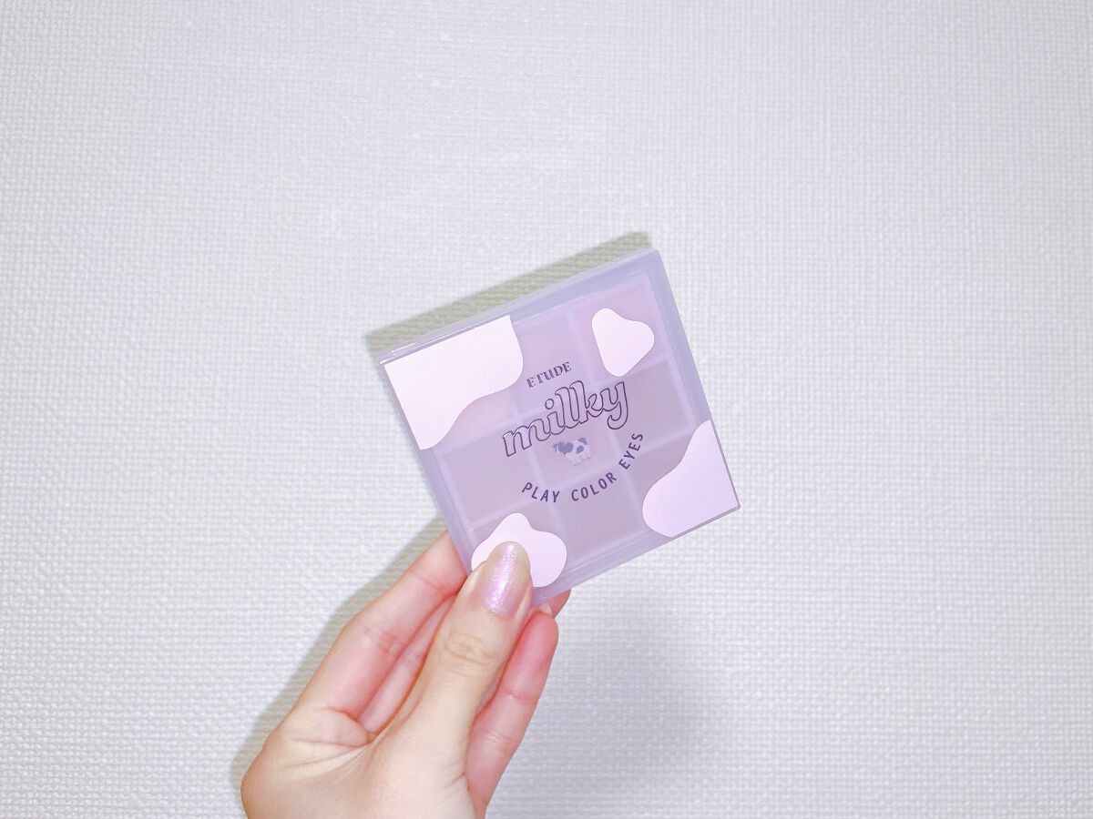 プレイカラーアイズ ≪ミルキーコレクション≫ ブルーベリーミルク/ETUDE/アイシャドウパレットを使ったクチコミ（1枚目）