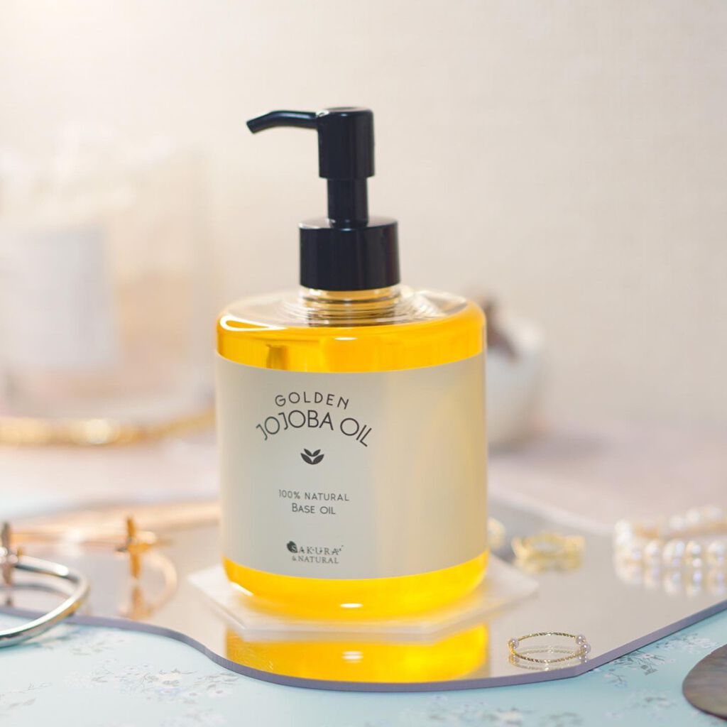 ゴールデンホホバオイル/SAKURA&NATURAL/ボディオイルを使ったクチコミ(4枚目)