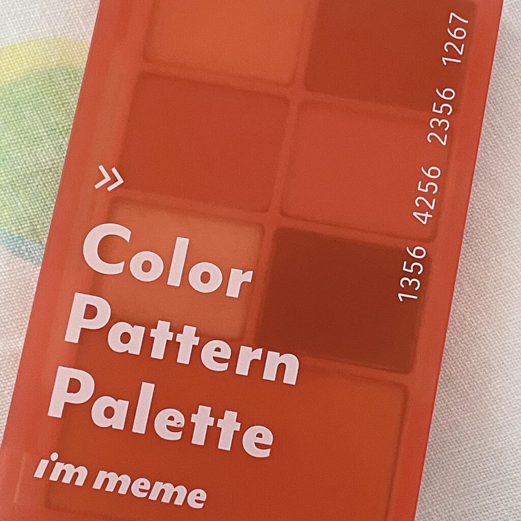 カラーパターンパレット/i’m meme/マルチパレットを使ったクチコミ（2枚目）