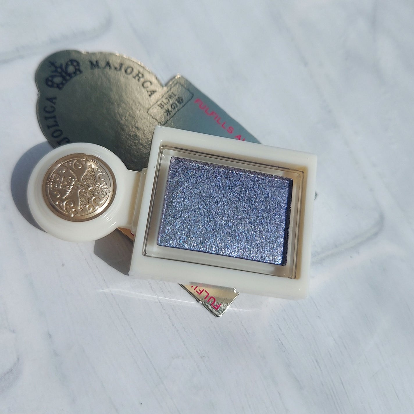シャドーカスタマイズ (ブリリアントグリッター)/MAJOLICA MAJORCA/グリッターを使ったクチコミ(2枚目)