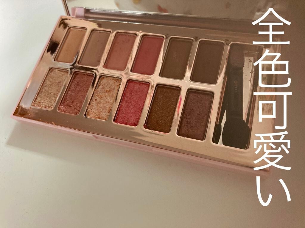 バレンタインボックス3ローズモーメント/VAVI MELLO/アイシャドウパレットを使ったクチコミ(2枚目)