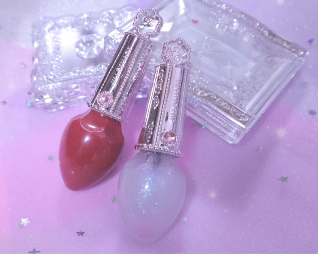 フォーエヴァージューシー オイルルージュ ティント 08 apple trick ★限定色/JILL STUART/リップティントを使ったクチコミ（1枚目）