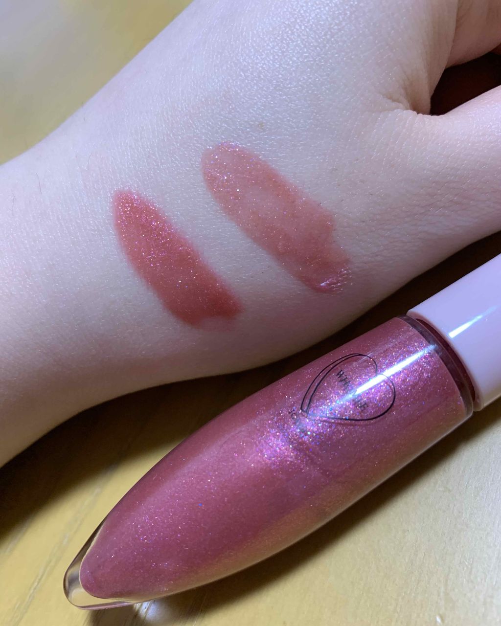 キラティントグロス/WHOMEE/リップティントを使ったクチコミ(3枚目)