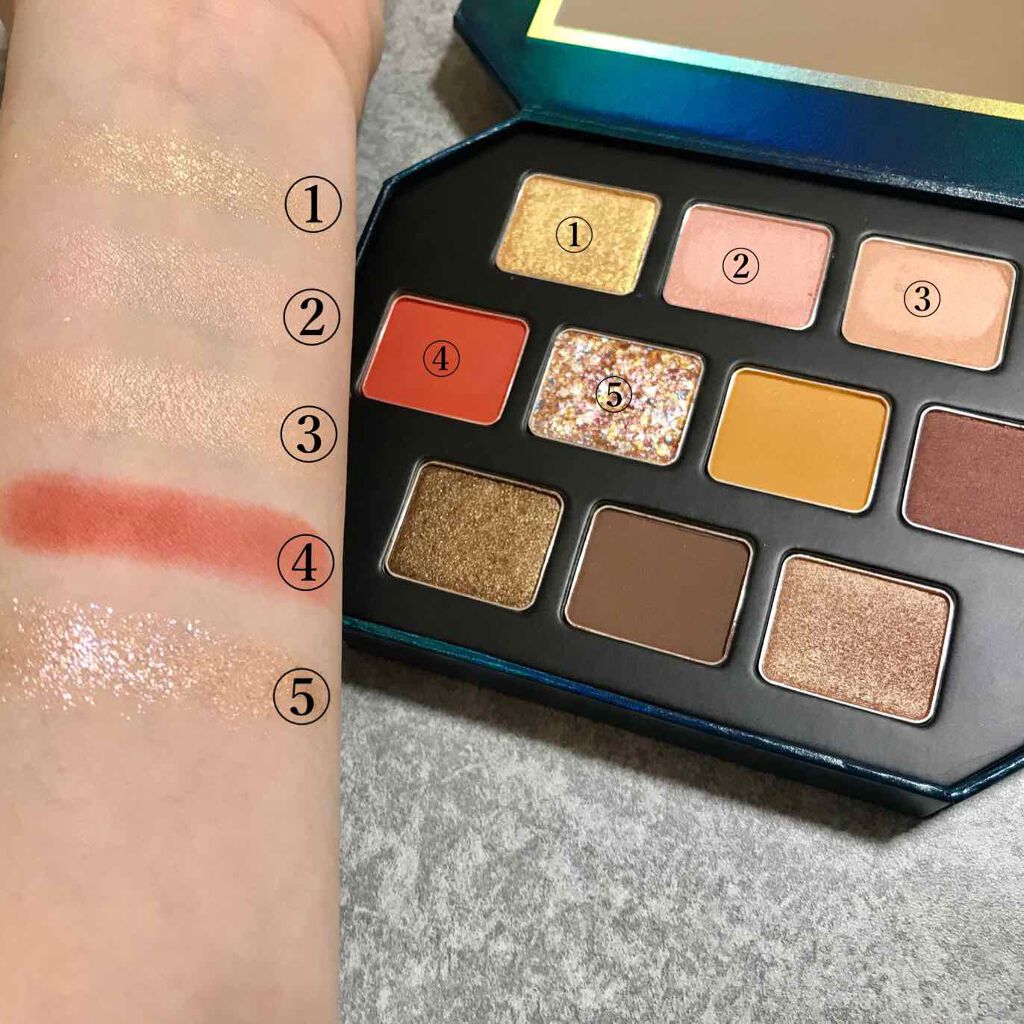 ウォンテッド トレジャーボックス アイパレット サウザンド・サニー/shu uemura/アイシャドウパレットを使ったクチコミ(2枚目)