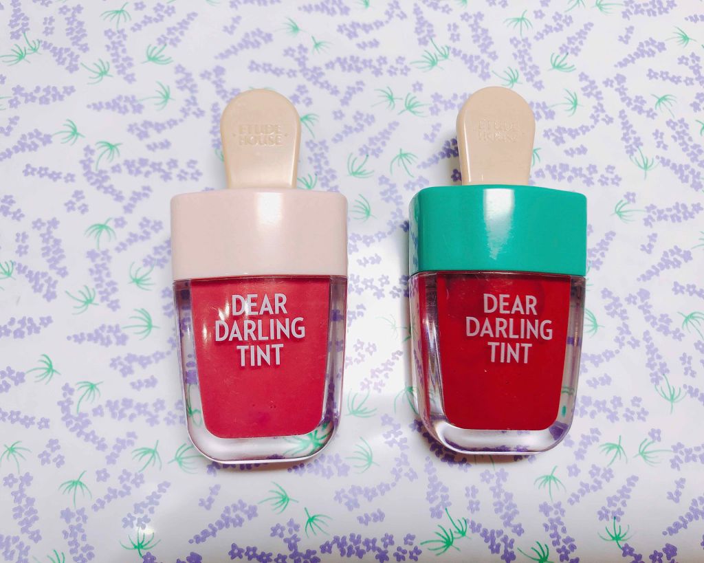 ディアダーリン ウォータージェルティント (アイスティント)/ETUDE/口紅を使ったクチコミ(1枚目)