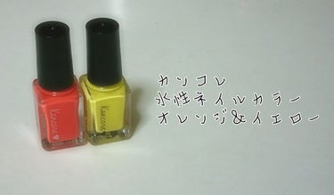 カンコレネイルカラー/DAISO/マニキュアを使ったクチコミ（1枚目）