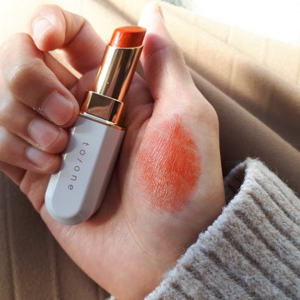 トーン カラー ブロッサム/to/one/口紅を使ったクチコミ(2枚目)