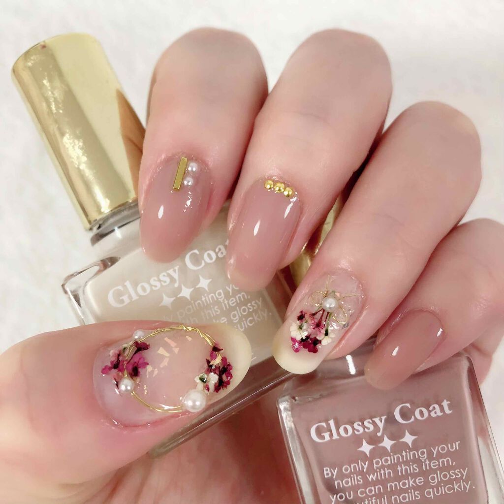 クイッククリスタルコート/ネイリスト/ネイルトップコートを使ったクチコミ(1枚目)