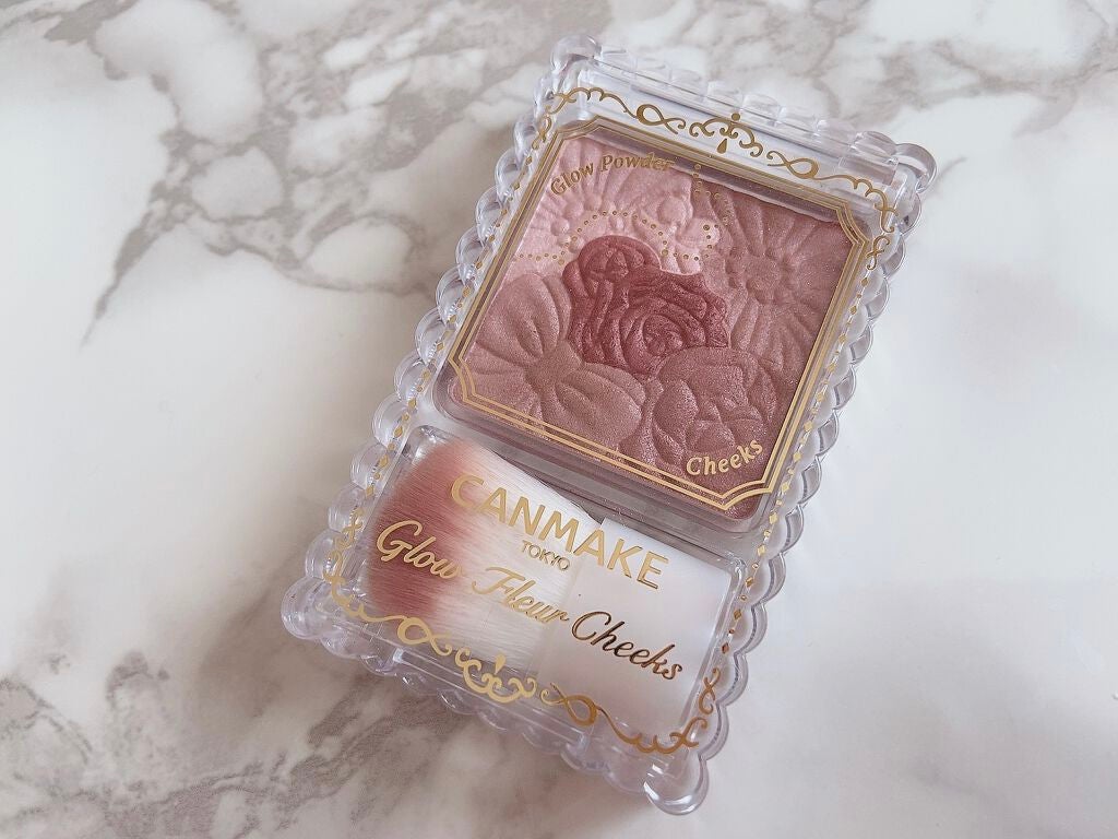 グロウフルールチークス/キャンメイク/パウダーチークを使ったクチコミ(1枚目)