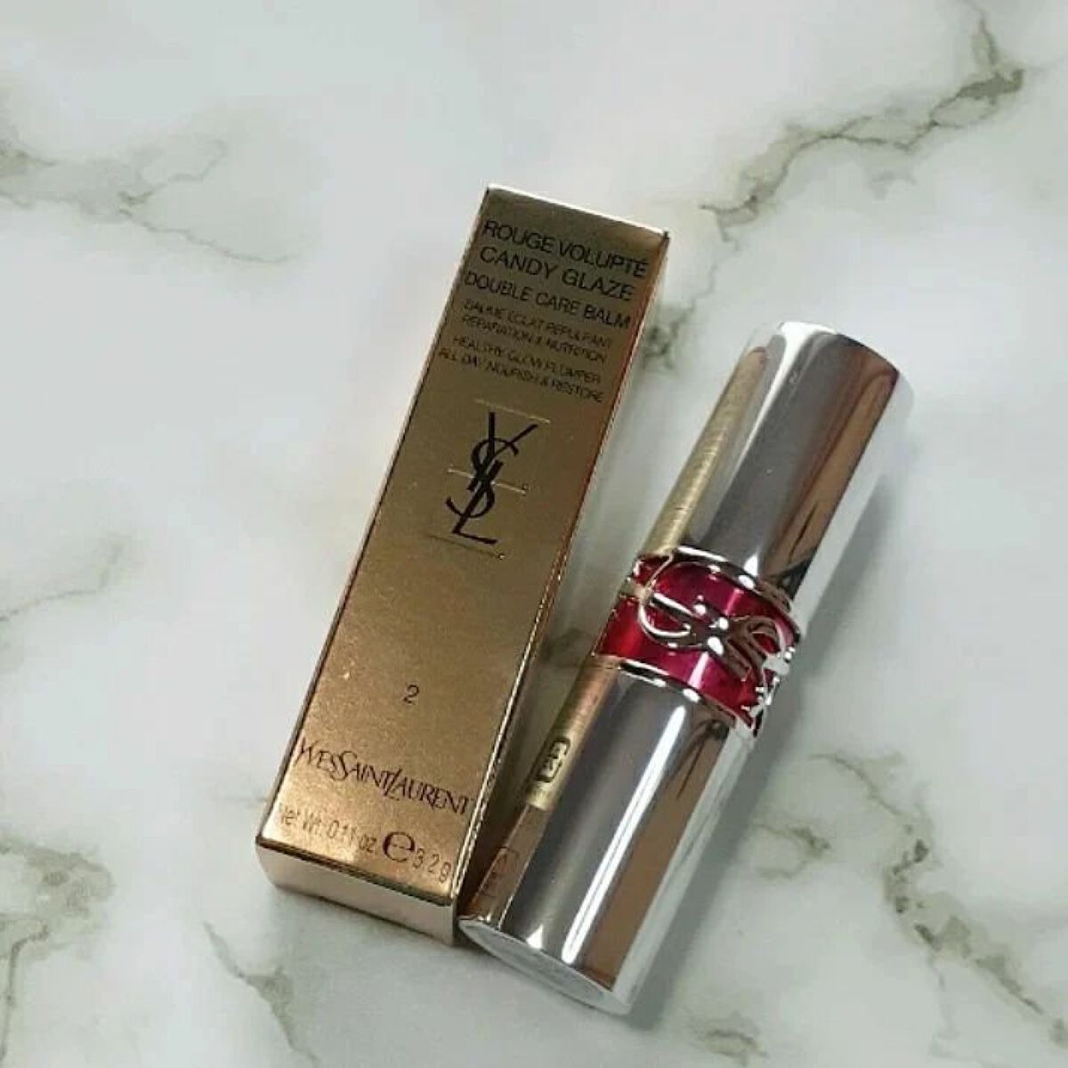 YSL ラブシャイン キャンディグレーズ/YVES SAINT LAURENT BEAUTE/口紅を使ったクチコミ（1枚目）