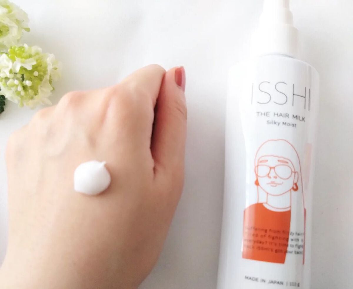 イッシ ザ ヘアミルク シルキーモイスト( ピュアフラワーブーケ)/ISSHI/アウトバストリートメントを使ったクチコミ(3枚目)