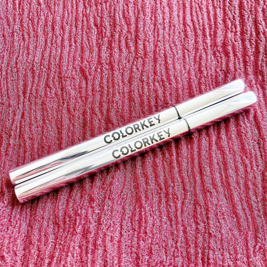 フローティングカラーリキッドアイライナー N02モカブラウン/COLORKEY/リキッドアイライナーを使ったクチコミ（2枚目）
