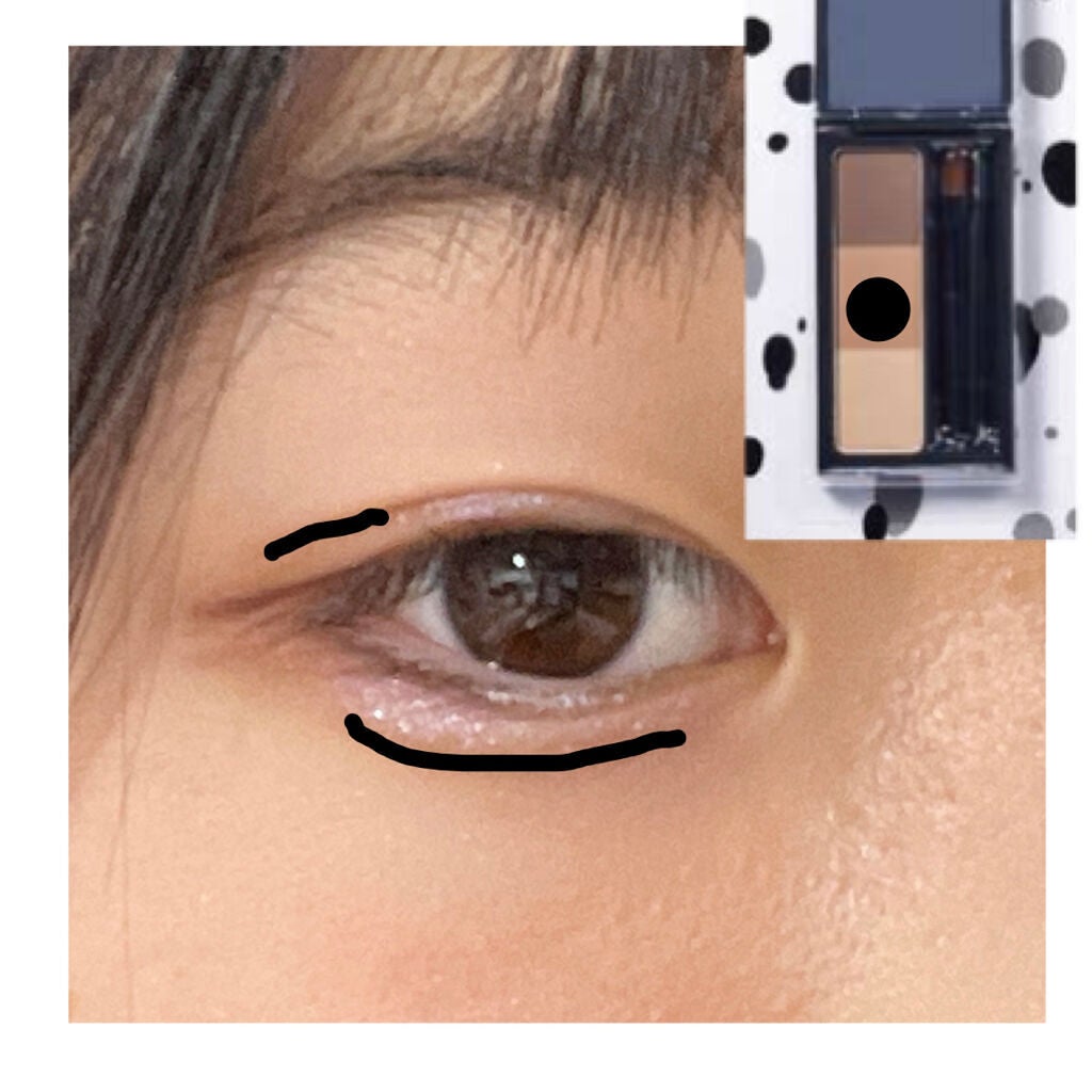 UR GLAM BLOOMING EYE COLOR PALETTE/U R GLAM/アイシャドウパレットを使ったクチコミ(7枚目)