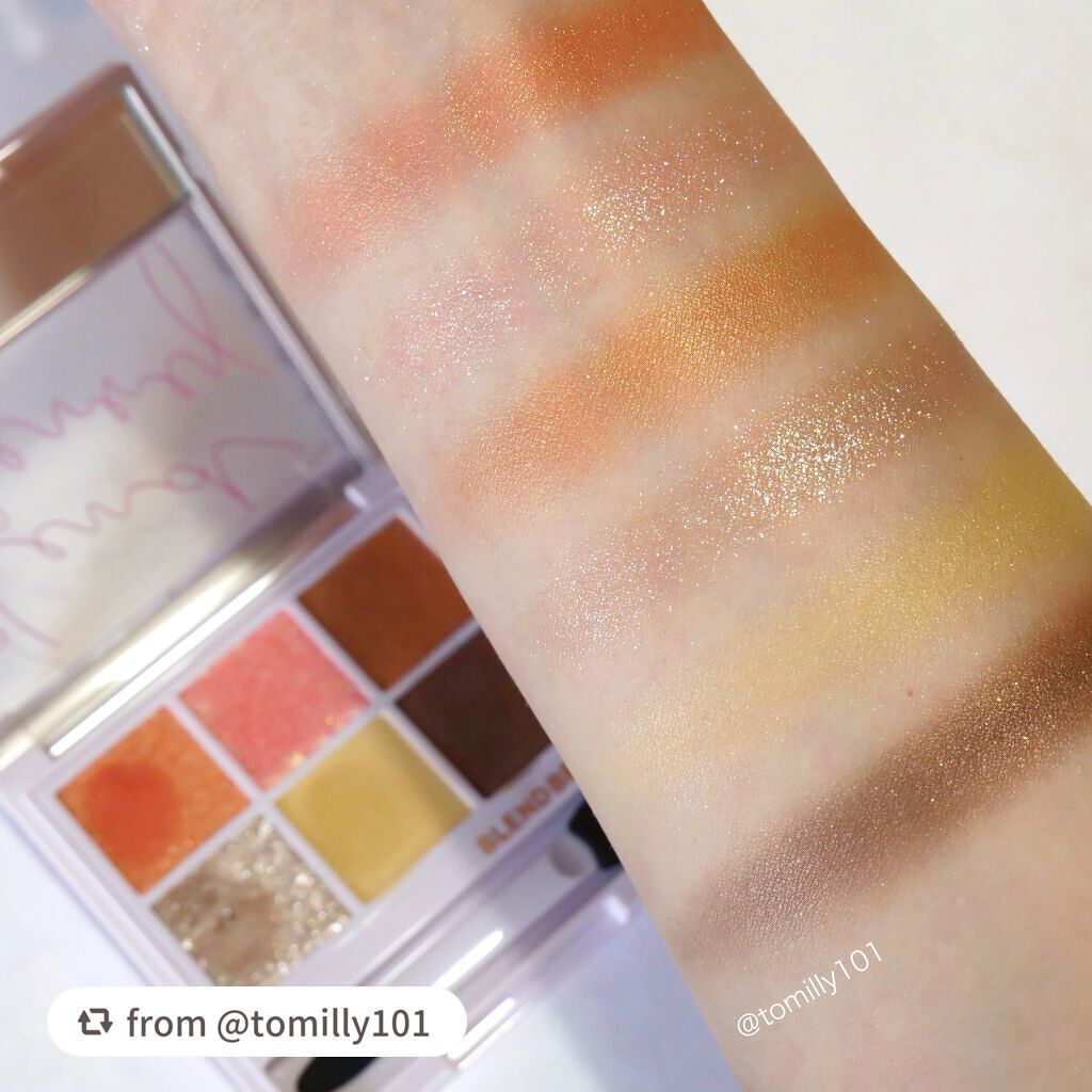 オーラクリエイション/BLEND BERRY/アイシャドウパレットを使ったクチコミ(9枚目)