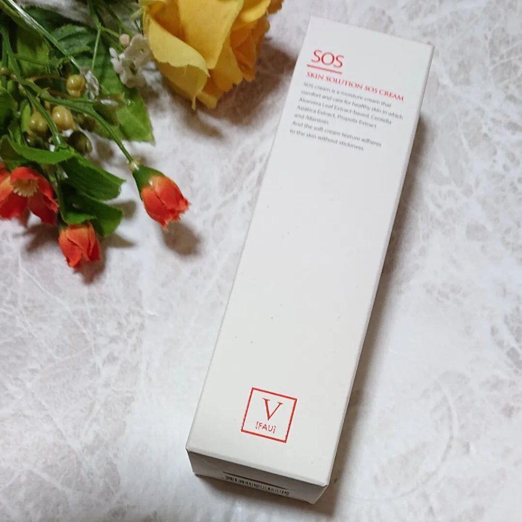 スキンソリューションSOSクリーム80g/FAU/フェイスクリームを使ったクチコミ（1枚目）