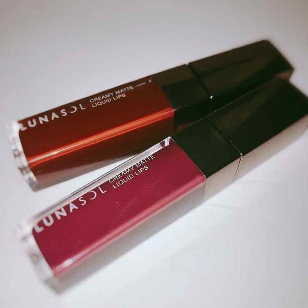 クリーミィマットリクイドリップス/LUNASOL/口紅を使ったクチコミ（1枚目）