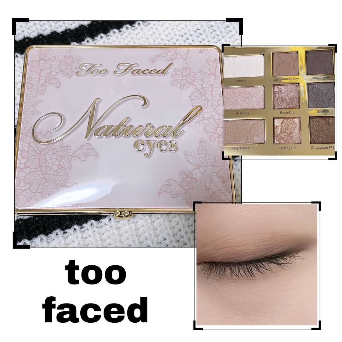 Too Faced ナチュラル アイズ ニュートラル アイシャドウ パレットのクチコミ「☆Too Faced
ナチュラル アイズ ニュートラル アイシャドウ パレット

バニラっぽい.....」（1枚目）