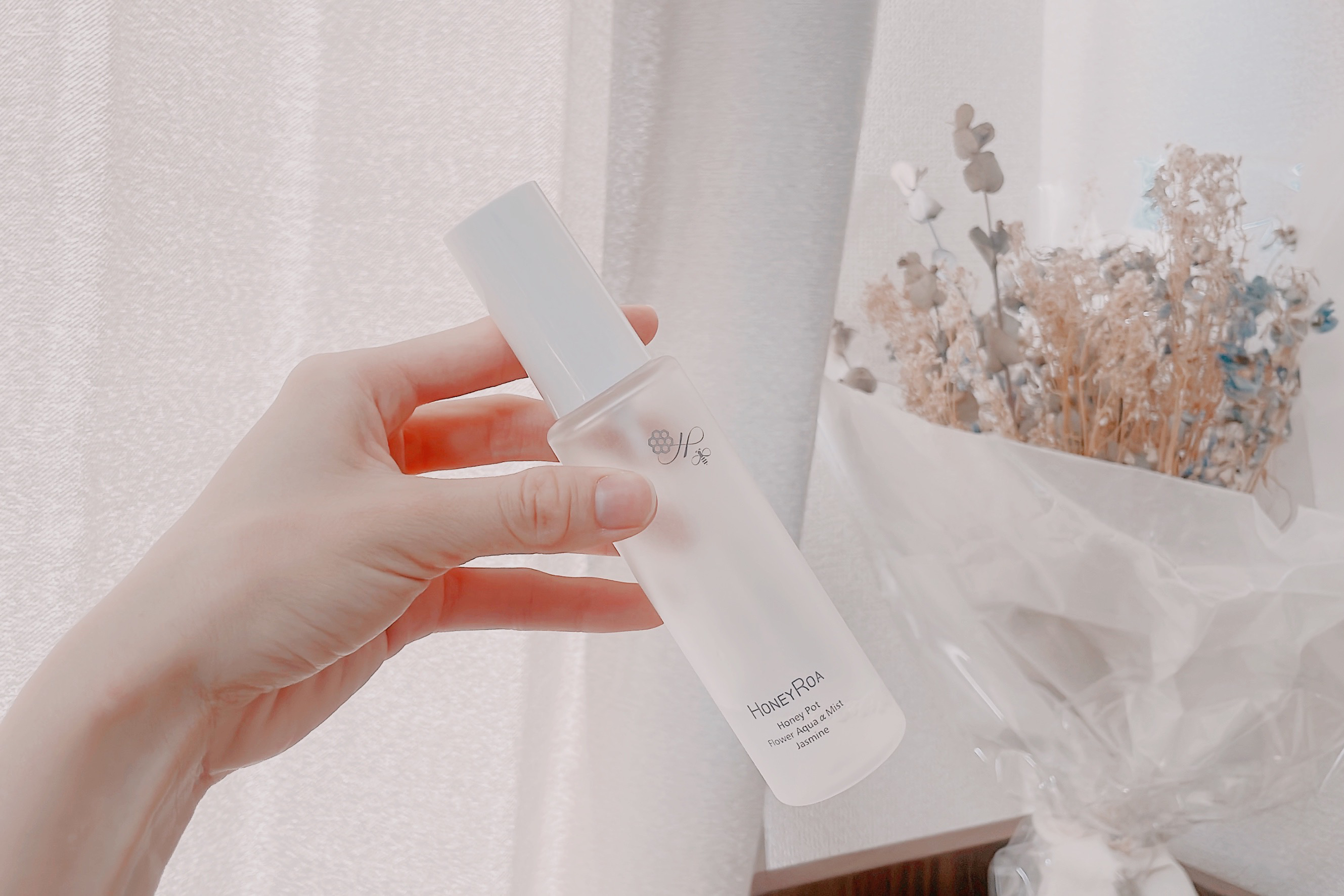 ハニーポット フラワーアクアαミスト ジャスミン/ROAlív/ミスト状化粧水を使ったクチコミ（2枚目）