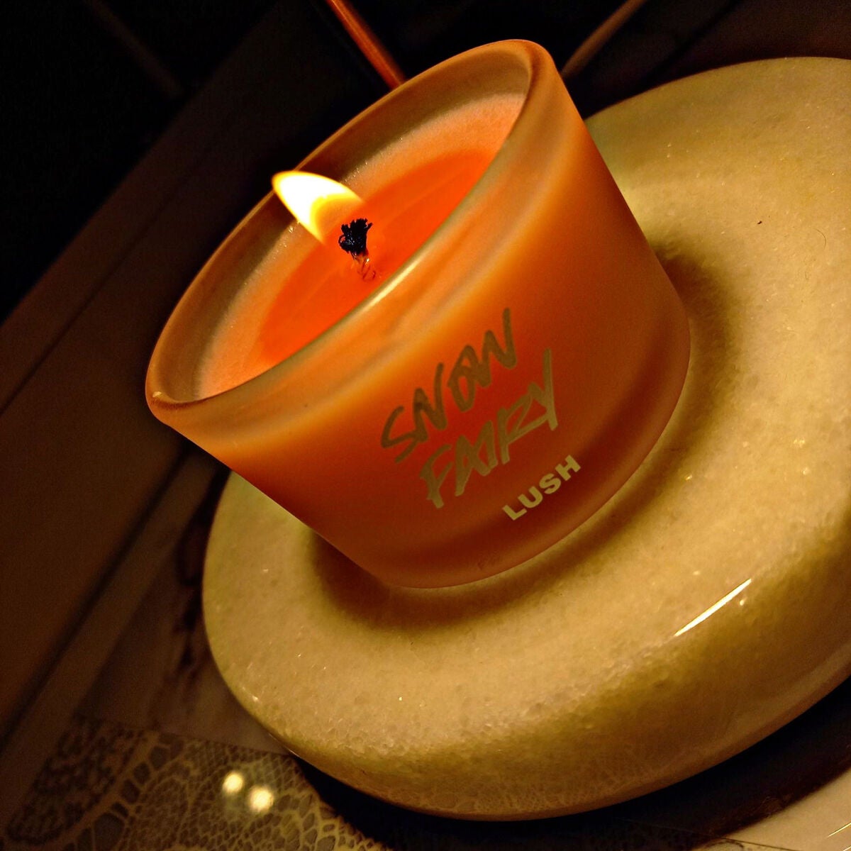 フェアリーキャンディキャンドル シングルウィック/ラッシュ/アロマキャンドルを使ったクチコミ(2枚目)