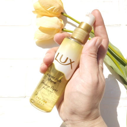 スーパーリッチシャイン ダメージリペア とろとろ補修ヘアオイル/LUX/ヘアオイルを使ったクチコミ(2枚目)