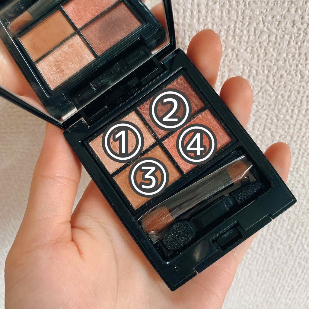 ミネラルクラッシィシャドー/エトヴォス/アイシャドウパレットを使ったクチコミ（2枚目）