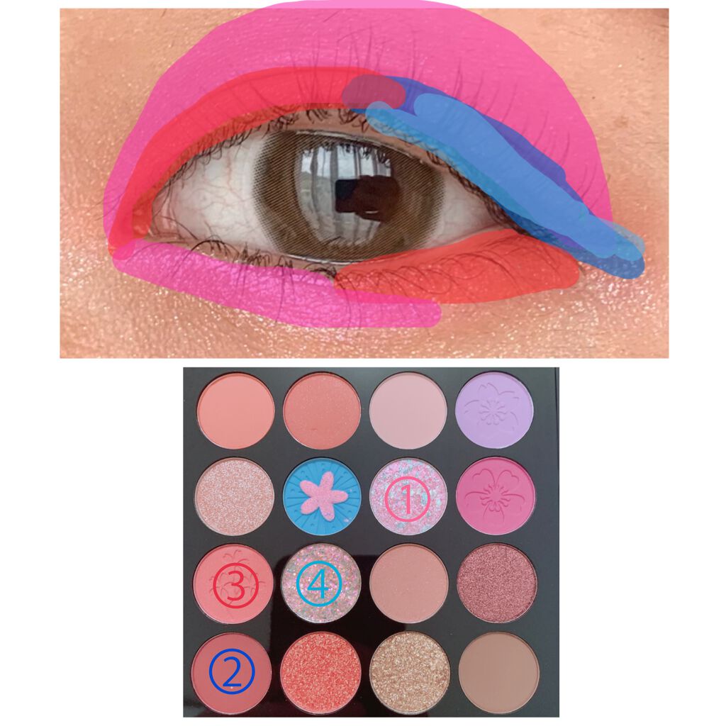 イメージ「マヤ」 アイシャドウパレット/ZEESEA/アイシャドウパレットを使ったクチコミ(4枚目)