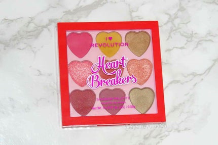 I Heart Revolution Heartbreakers Eyeshadow Palette/MAKEUP REVOLUTION/アイシャドウパレットを使ったクチコミ(1枚目)