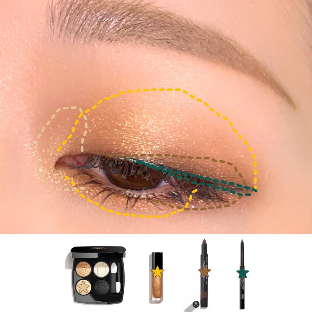 オンブル プルミエール ラック/CHANEL/リキッドアイシャドウを使ったクチコミ(5枚目)