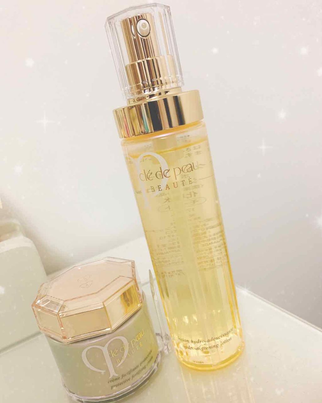 クレ・ド・ポー ボーテ エマルションプロテクトゥリスのクチコミ「4月なので化粧水と乳液をいままで使ったことなかったクレドポーにしてみました❤️❤️

化粧水は.....」（1枚目）