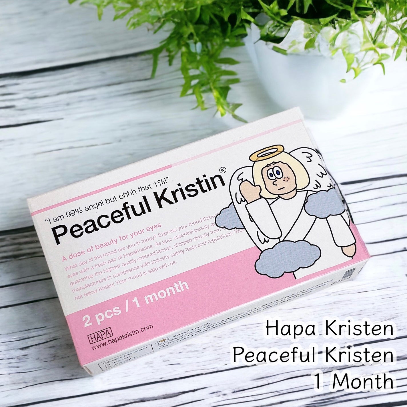 Peaceful Kristen/Hapa kristin/カラーコンタクトレンズを使ったクチコミ(1枚目)