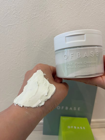 ピックパック クレンザー サボテン&青みかん/OFBASE/洗い流すパック・マスクを使ったクチコミ(3枚目)