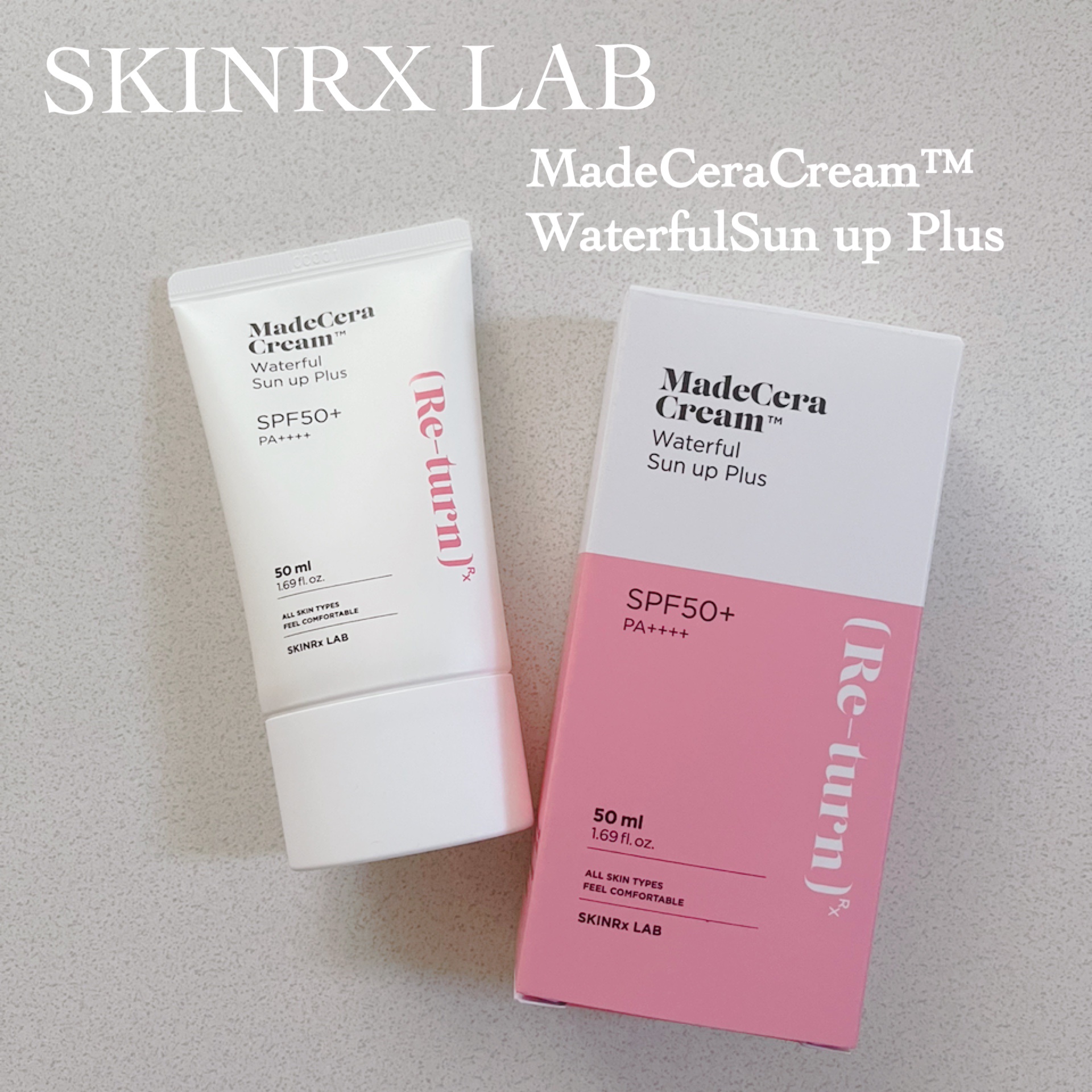 マデセラウォーターフルサンアッププラス/SKINRx LAB/日焼け止めクリームを使ったクチコミ（1枚目）