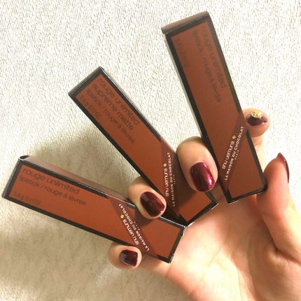 ルージュ アンリミテッド/shu uemura/口紅を使ったクチコミ(1枚目)